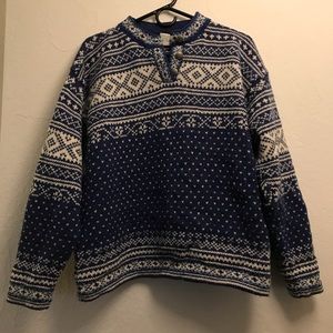 LL Bean Fair Isle Sweater